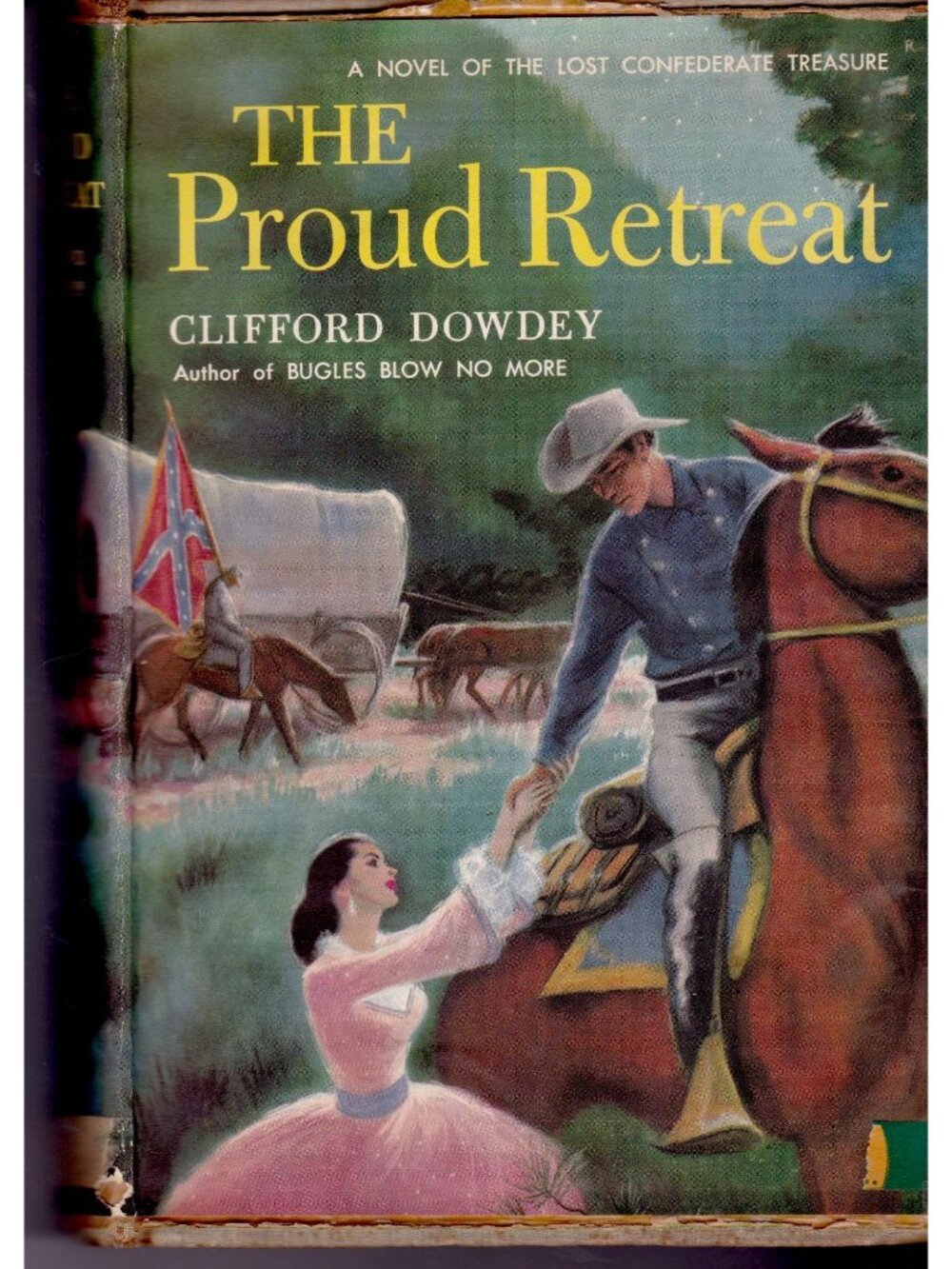 The Proud Retreat Clifford Dowdey 1953 First Edition Civil War Novel DJ
